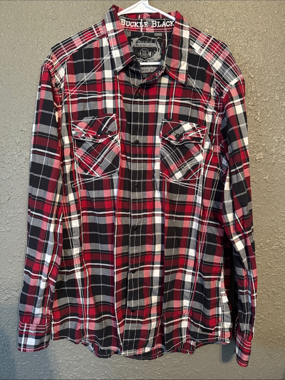 Buckle Black Label Plaid Button-Down Shirt